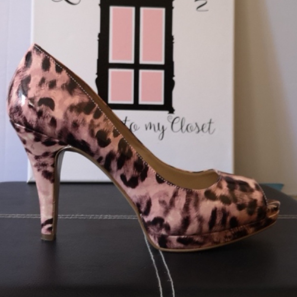 Nine West Leopard Print Heels